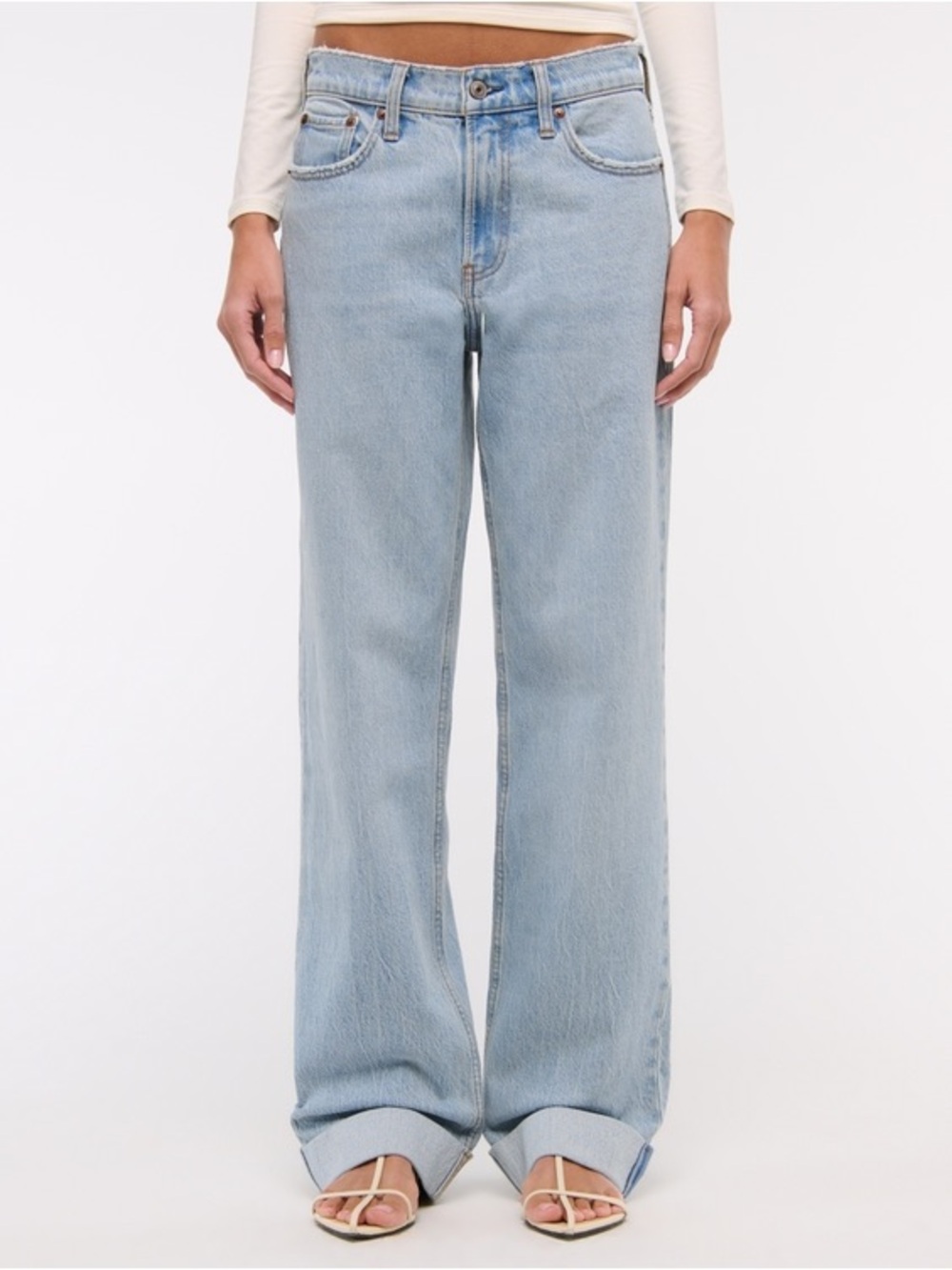 Abercrombie & Fitch Low Rise Baggy Jeans - Curve Love